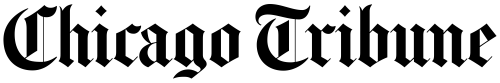 logo for the Chicago Tribune in black